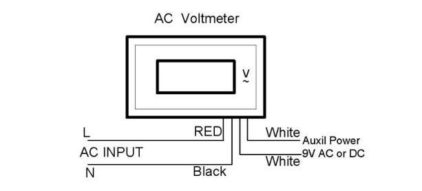 85DM-50V DC Digital Voltmeter